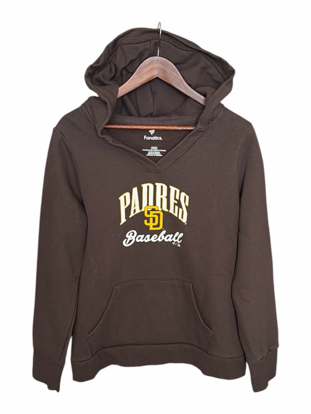 San Diego Padres brown hoodie medium mlb baseball‎ sweatshirt comfort casual